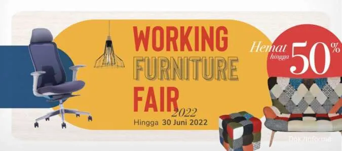 Promo Informa Working Furniture Fair, Dapatkan Diskon hingga 50%!