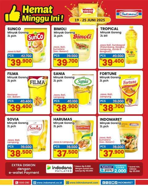 Promo Minyak Goreng Hemat di Indomaret 19-25 Juni 2025