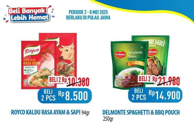 Promo Hypermart Beli Banyak Lebih Hemat 2-8 Mei 2025, Royco-Mayones Beli 2 jadi Murah
