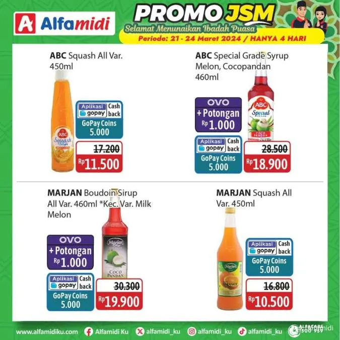 Promo JSM Alfamidi Hanya 4 Hari Periode 21-24 Maret 2024