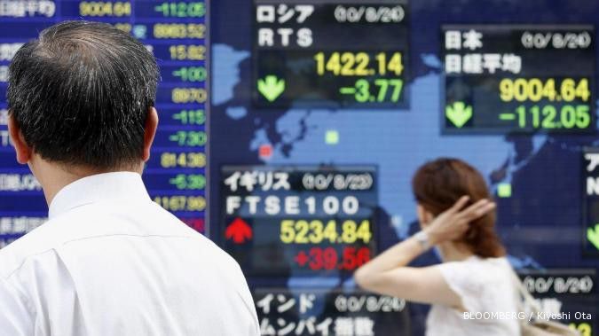 Harapan stimulus memudar, bursa Jepang memerah