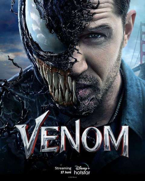 Venom di Disney+ Hotstar Indonesia.