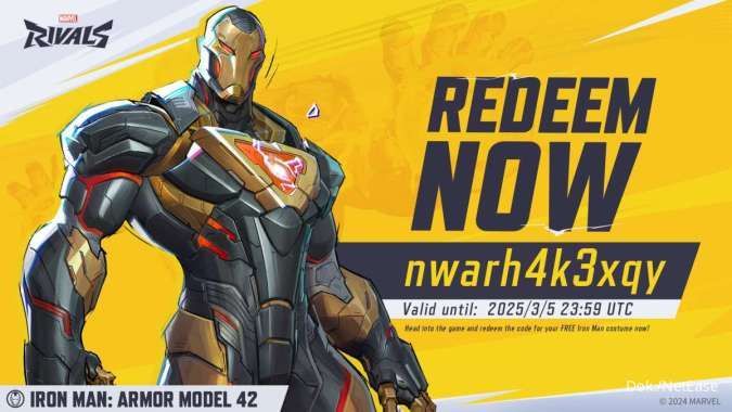 Kode redeem Marvel Rivals 