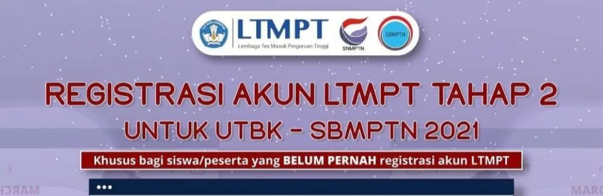 Ini syarat registrasi akun LTMPT tahap 2 untuk UTBK-SBMPTN 2021 