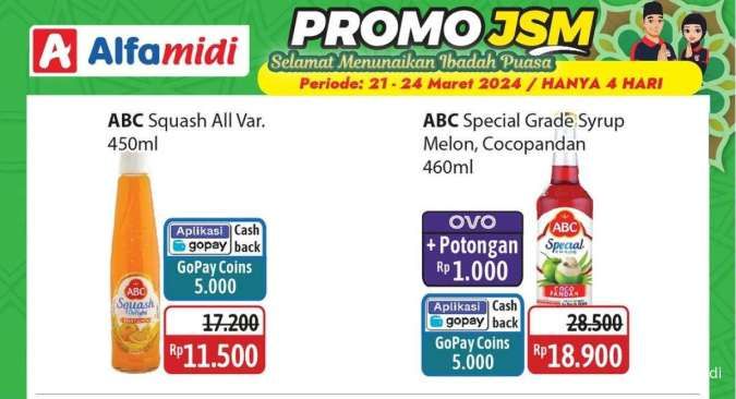 Katalog Promo JSM Alfamidi Hanya 4 Hari Periode 21-24 Maret 2024, Cek di Sini!