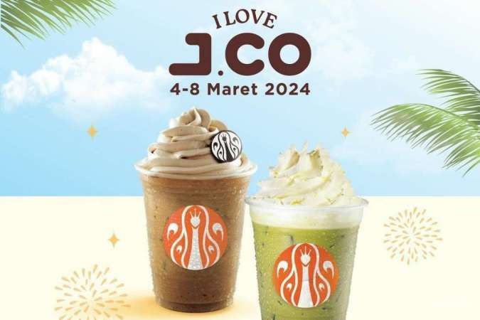 Promo Terbaru 4-8 Maret 2024, Ada Paket I Love JCO hingga Menu Tropical Sway