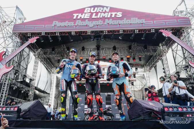 Hasil MotoGP Mandalika : Aldeguer Finis Pertama, Marquez Alami Tabrakan 
