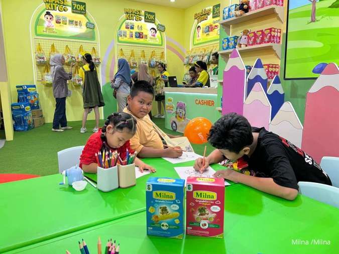 Pakai Zona Interaktif untuk Si Kecil, Milna Jaring Konsumen di PRJ 2025