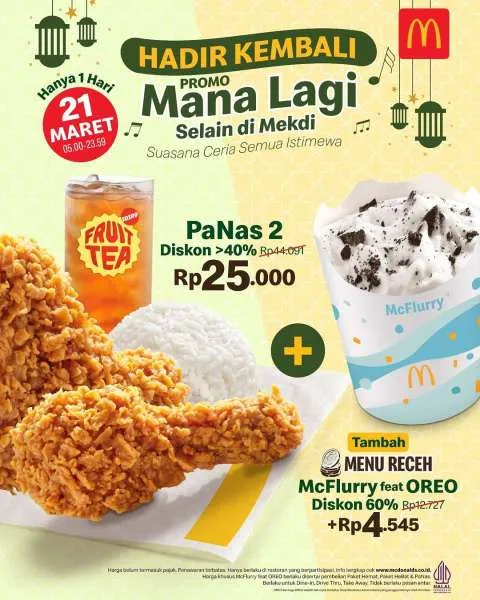 Promo McD PaNas 2 21 Maret