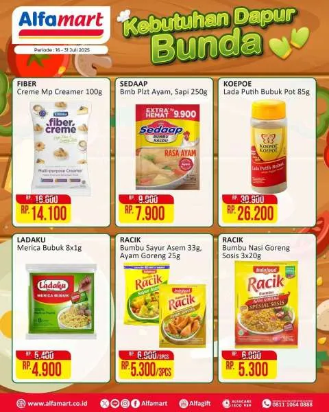 Promo Alfamart Kebutuhan Dapur Periode 16-31 Juli 2025