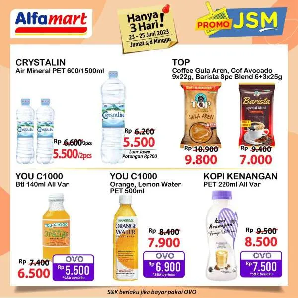 Promo JSM Alfamart Periode 23-25 Juni 2023