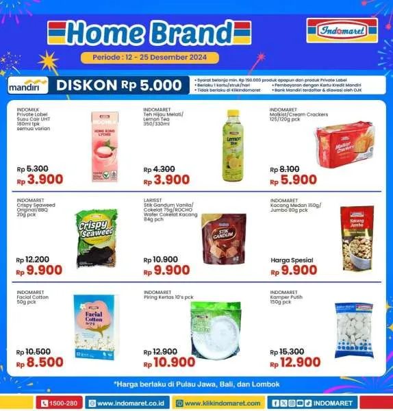Promo Indomaret Super Hemat Periode 12-25 Desember 2024