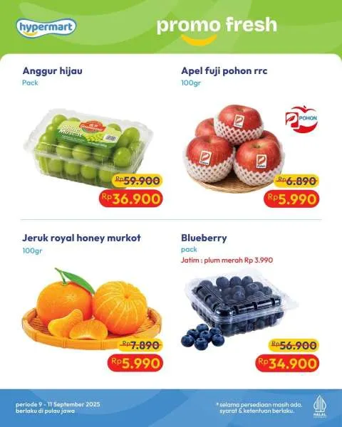Promo Hypermart Hyper Diskon Weekday Periode 9-11 September 2025