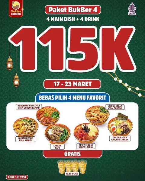 Promo Golden Lamian Paket Bukber 4