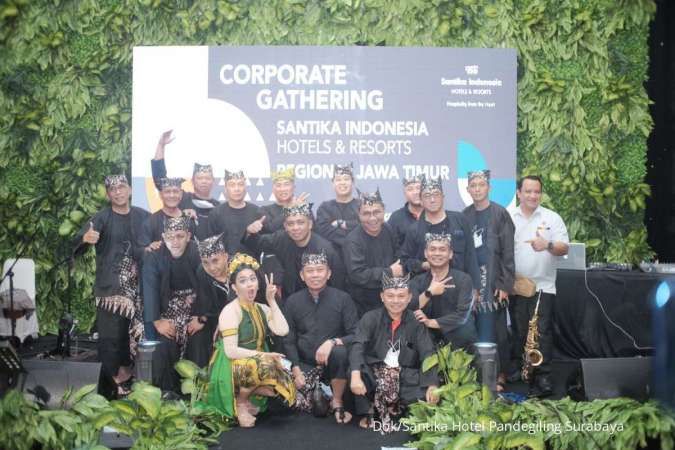 Hotel Santika Regional Jawa Timur Gelar Gathering Bertemakan KKN ‘Kerja Karya Nyata’