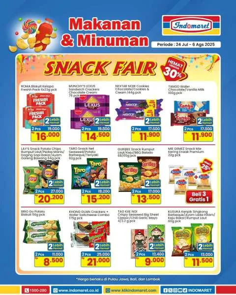 Promo Indomaret Super Hemat Periode 24 Juli-6 Agustus 2025