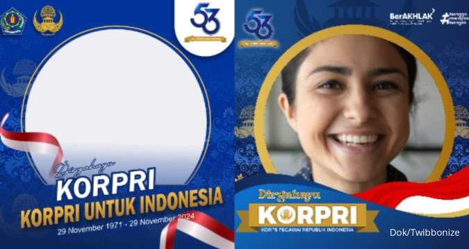 40 Twibbon HUT KORPRI ke 53 Tahun yang Diperingati Setiap 29 November