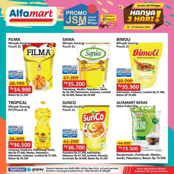 Promo JSM Alfamart Weekend 25-27 Oktober 2024