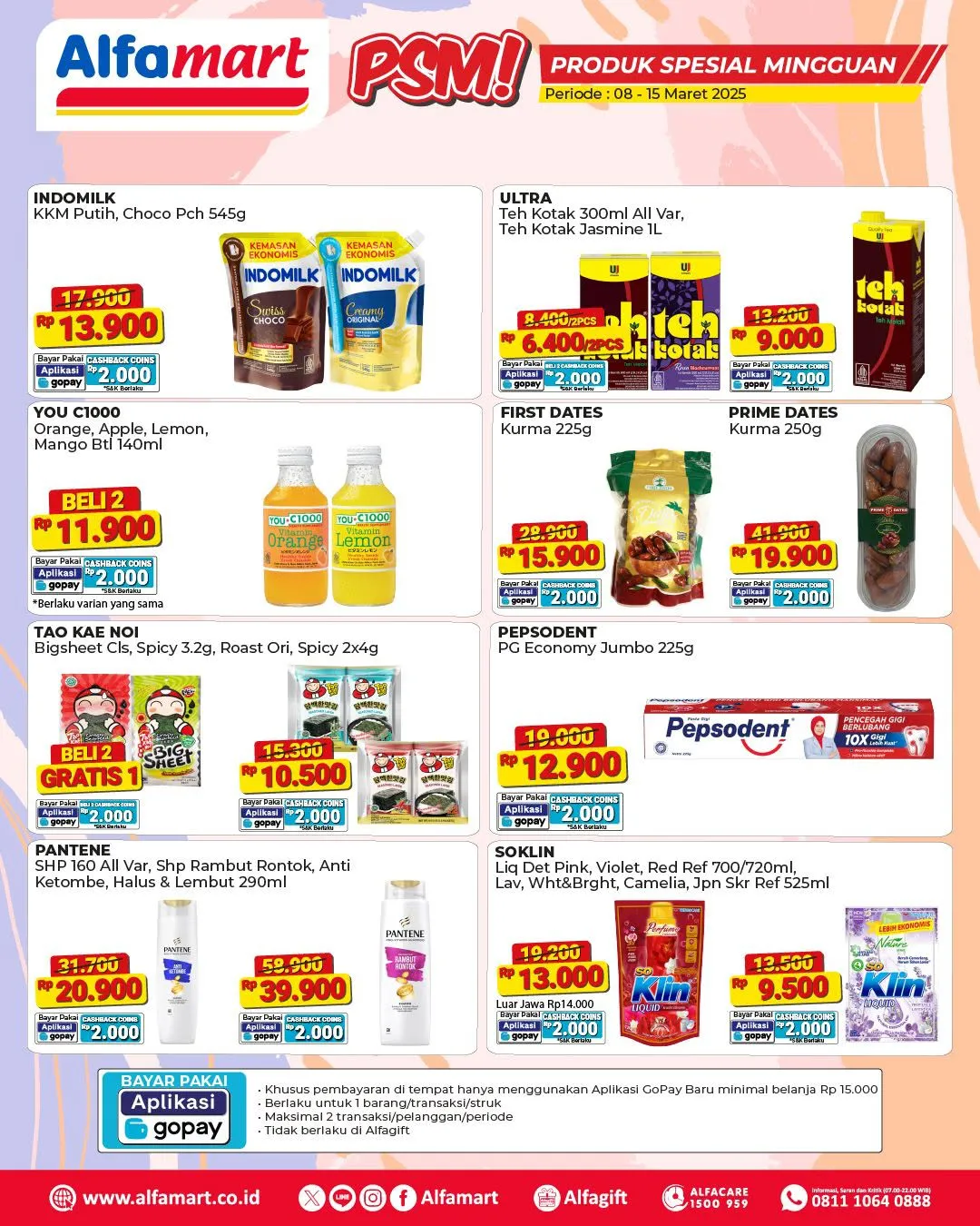 Promo PSM Alfamart Periode 8-15 Maret 2025