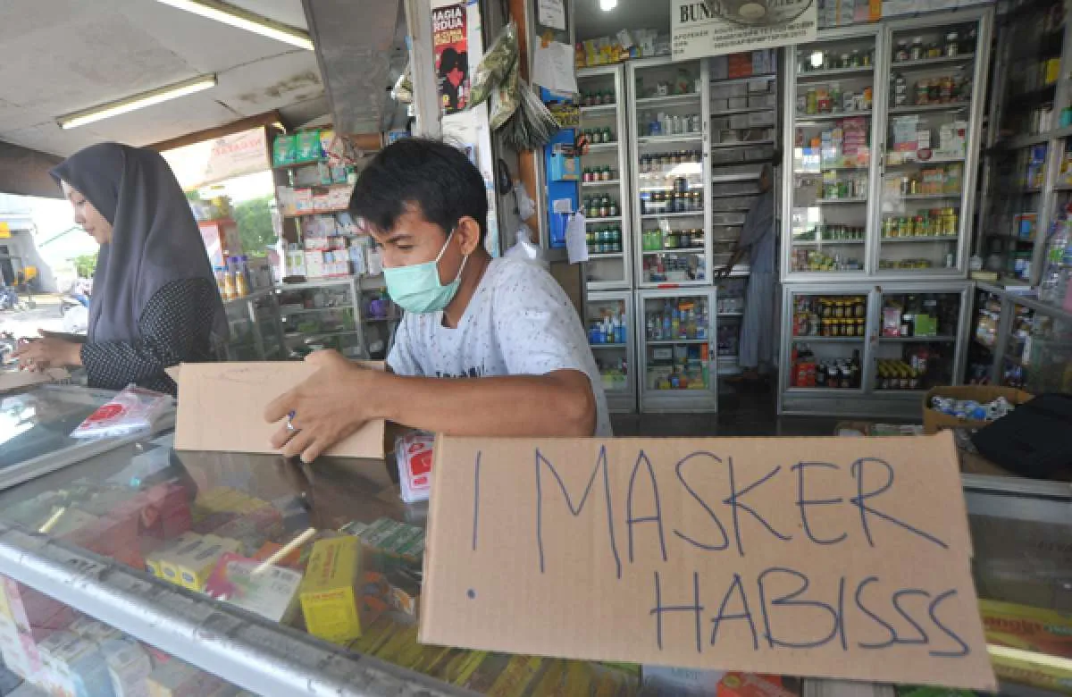 Polda Metro: Setiap pembeli dibatasi maksimal beli lima boks masker