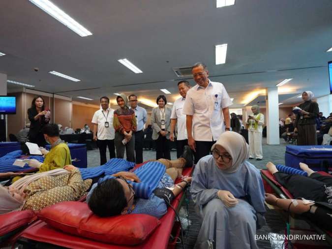Mandiri Donor Darah Gerakkan 280 Pendonor di 12 Region