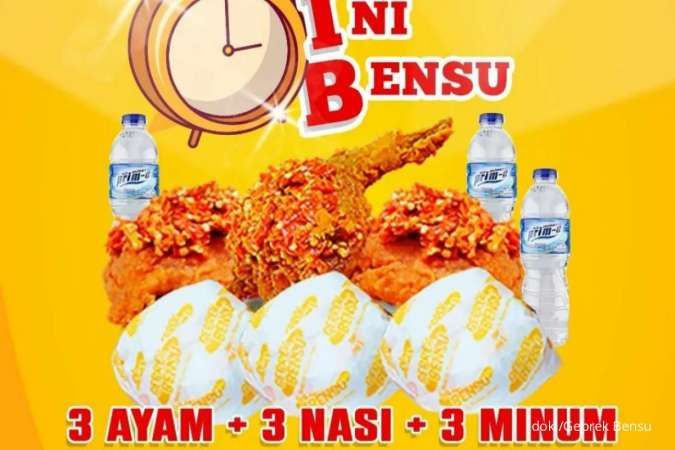 Promo Diskon Paket Weekend dari Geprek Bensu Berlaku 10-12 Juni 2022