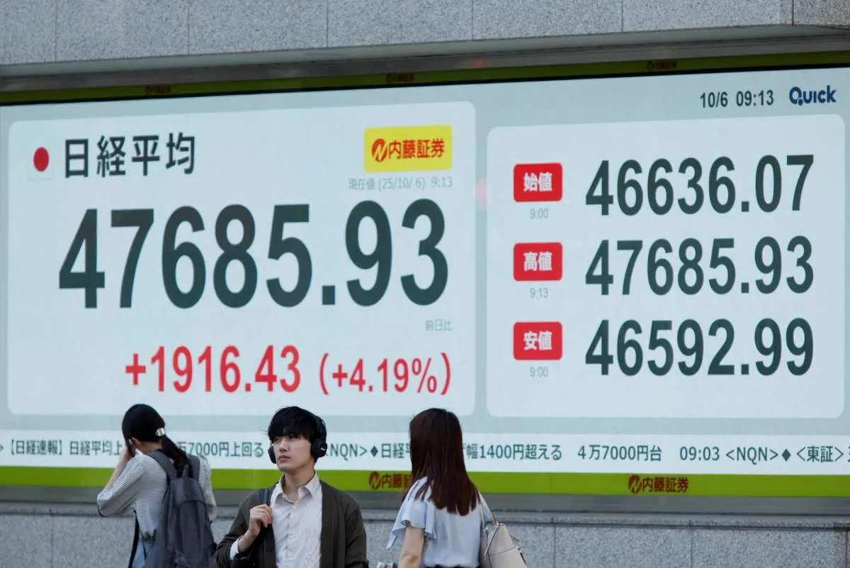 Bursa Asia Tertekan Imbas Perang Dagang, Saham Berjangka Wall Street Rebound