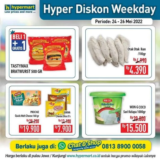 Promo Hypermart Hyper Diskon Weekday Mulai 24-26 Mei 2022