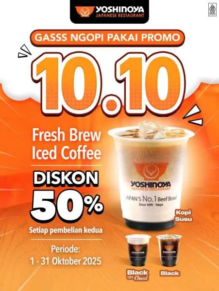 Promo Kopi Yoshinoya Oktober 2025