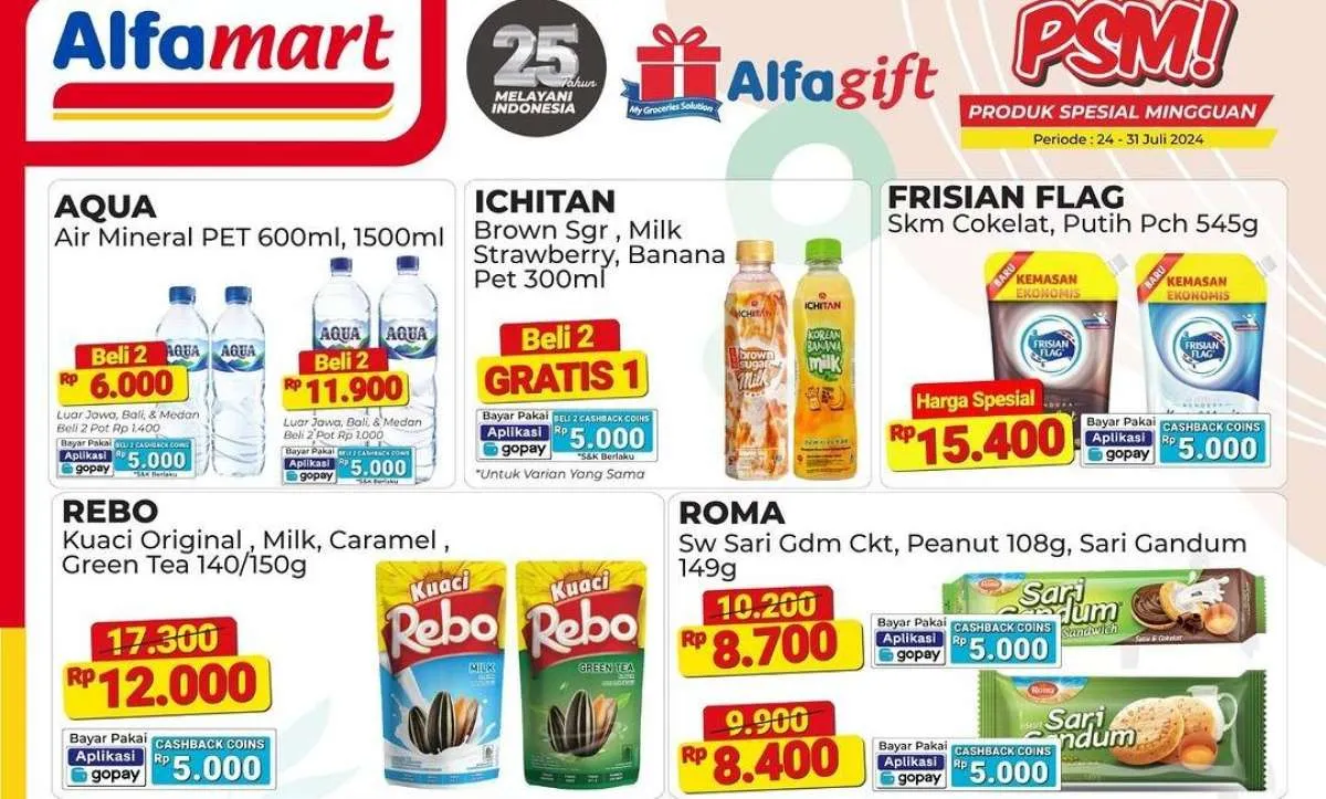 Promo Alfamart Produk Spesial Mingguan 31 Juli 2024, Ichitan Beli 2 Gratis 1 Hari Ini