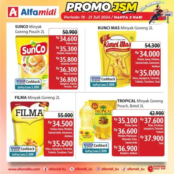 Promo JSM Alfamidi Periode 19-21 Juli 2024