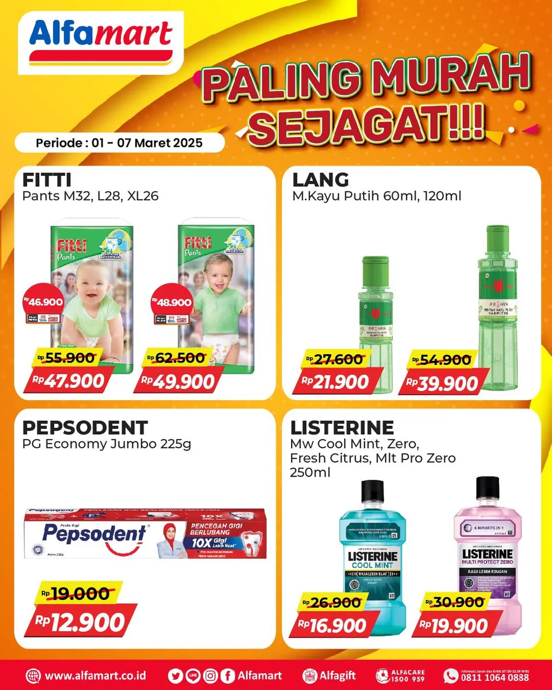Promo Alfamart Paling Murah Sejagat Periode 1-7 Maret 2025