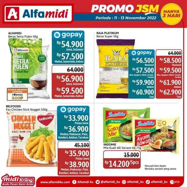 Promo JSM Alfamidi Periode 11-13 November 2022