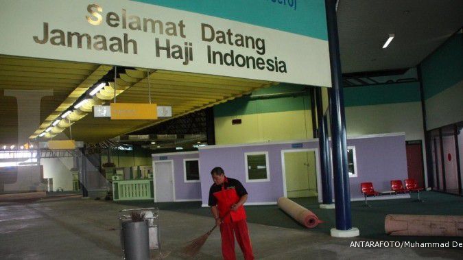Kemana terminal haji Soekarno-Hatta di pindah?