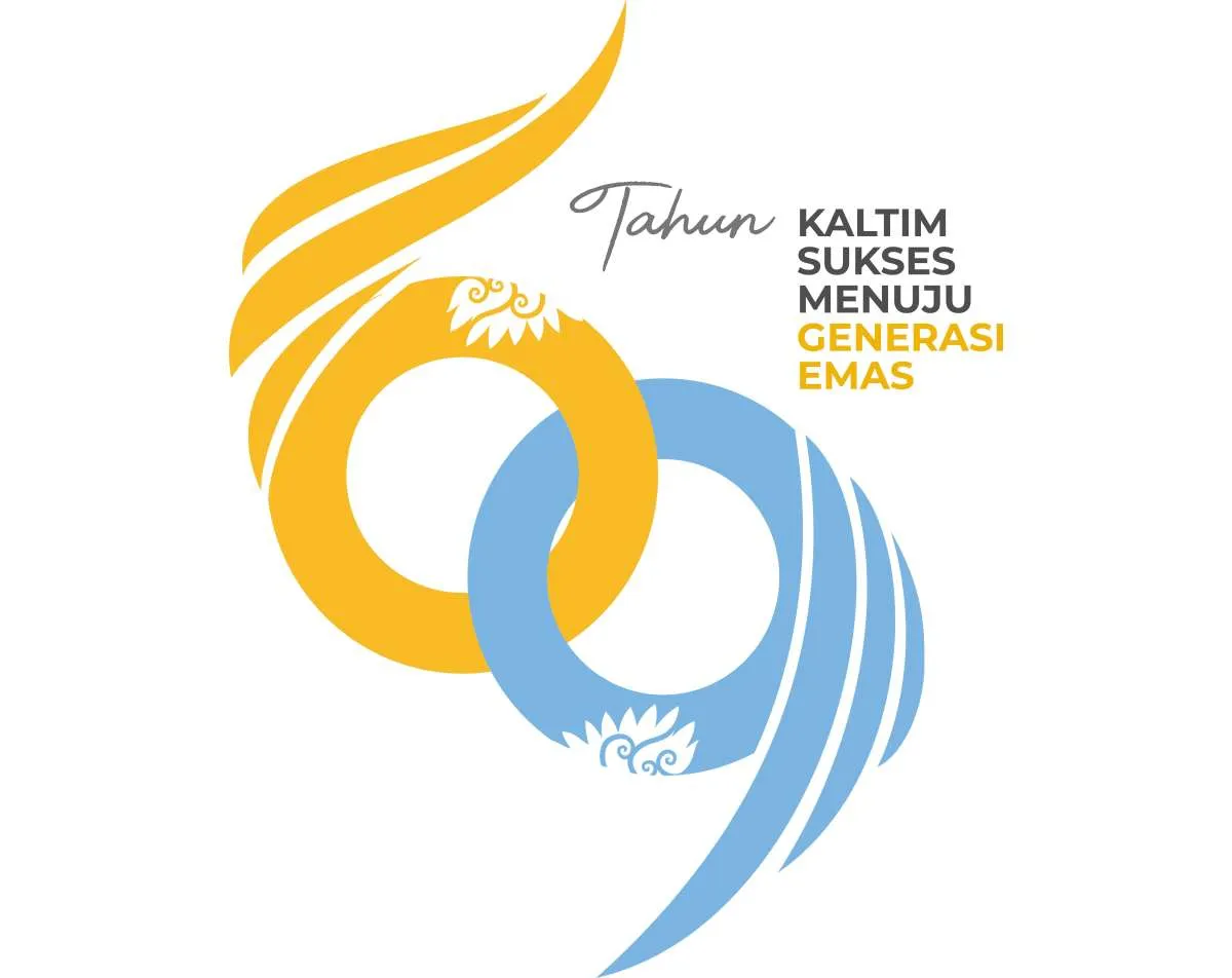Download Logo HUT ke-69 Kalimantan Timur 2026: Kaltim Sukses Menuju Generasi Emas