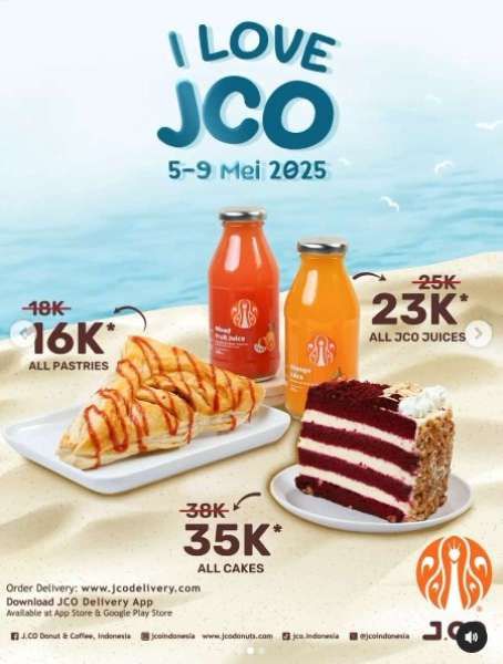 Promo I Love J.CO 5-9 Mei 2025