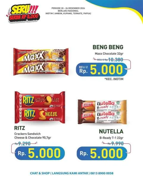 Promo Hypermart Serba Rp 5.000 Periode 20-26 Desember 2024