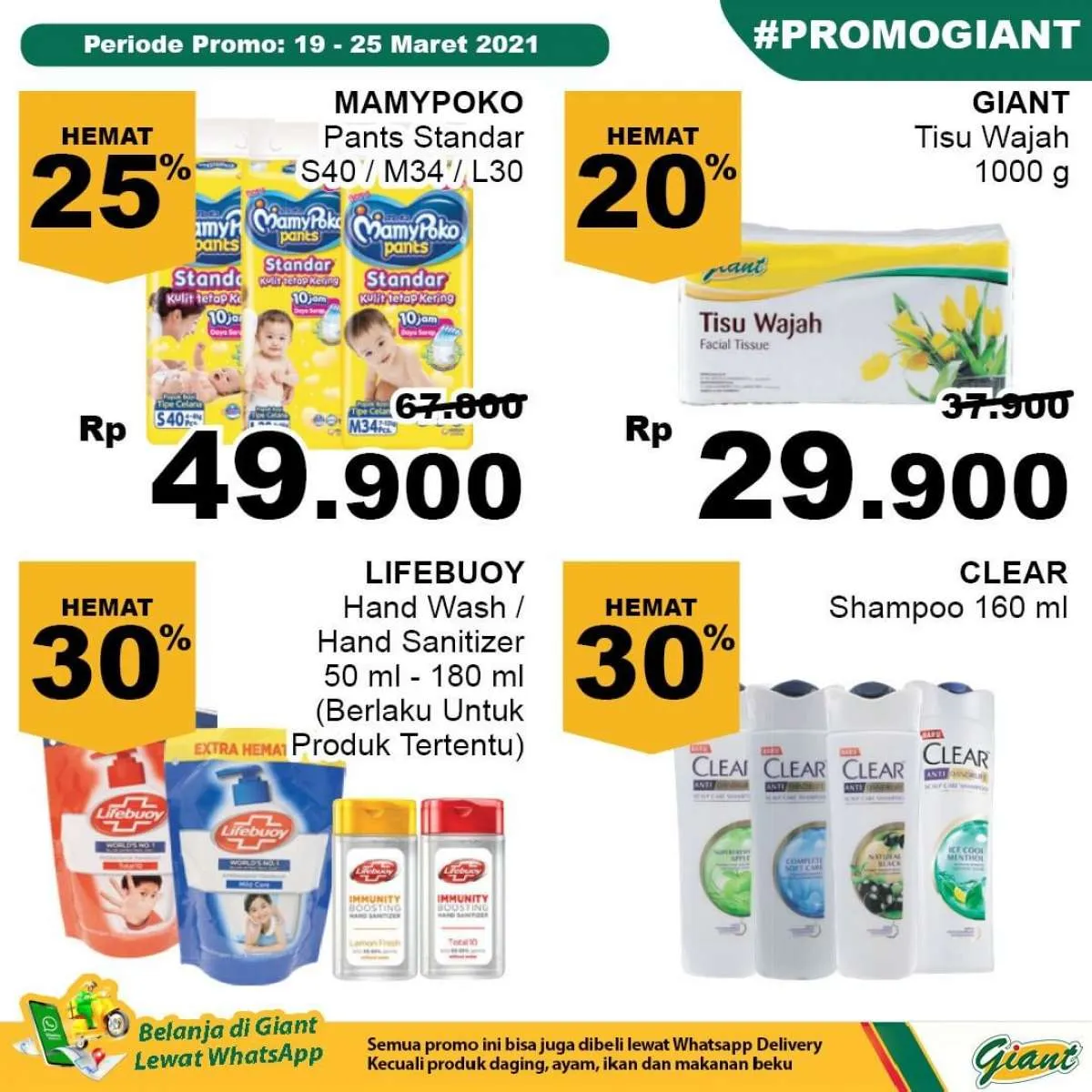 Cek promo Giant weekday 23 Maret 2021, bisa dapat diskonan hingga 35%!