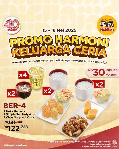 Promo Harmoni Keluarga Ceria Berempat