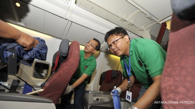 Pesawat Garuda rute Medan-Jakarta diancam Bom