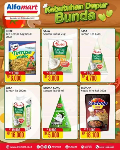 Promo Alfamart Kebutuhan Dapur Periode 16-31 Oktober 2025