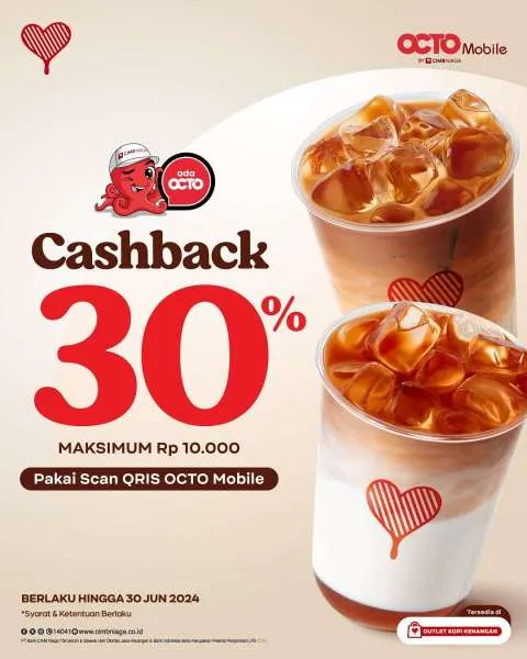 Promo Kopi Kenangan dengan OCTO Mobile