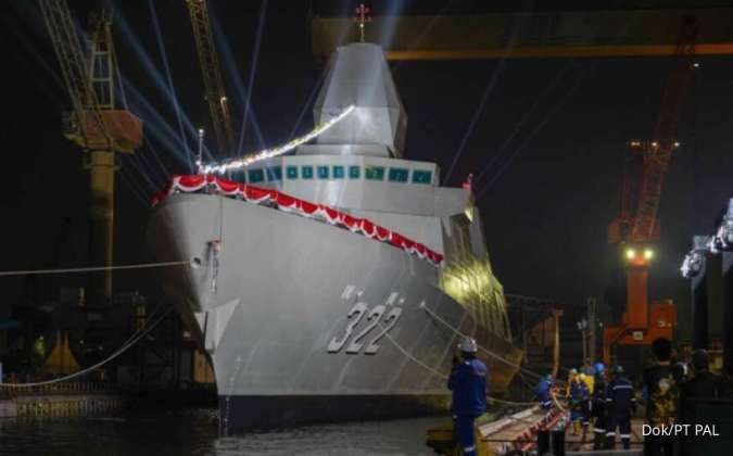 PT PAL Luncurkan Kapal Frigate Merah Putih 