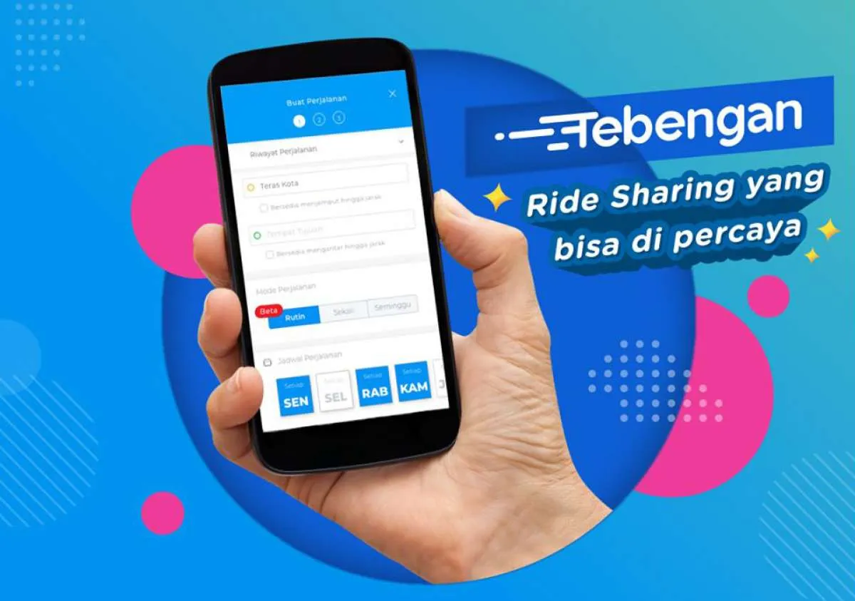 Peluang tambahan mencari tebengan searah perjalanan