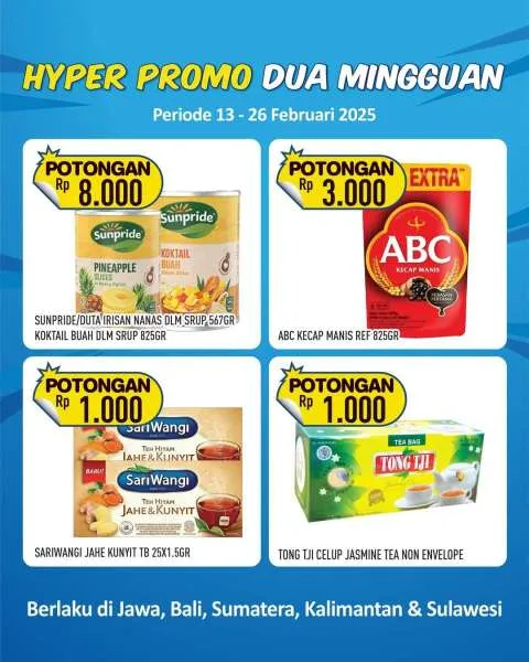 Promo Hypermart Dua Mingguan Periode 13-26 Februari 2025