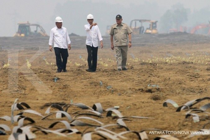 Pantau pembangunan tol, Jokowi terbang ke Lampung