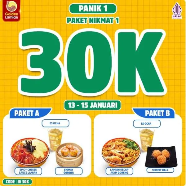 Promo Golden Lamian Januari 2025