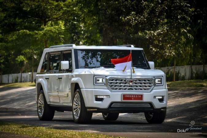 Spek Keren MV3 Garuda Limousine, Mobil Antipeluru Prabowo-Gibran Buatan PT Pindad