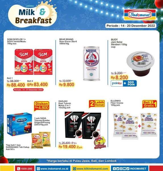 Katalog Harga Promo Indomaret Super Hemat 14-20 Desember 2022