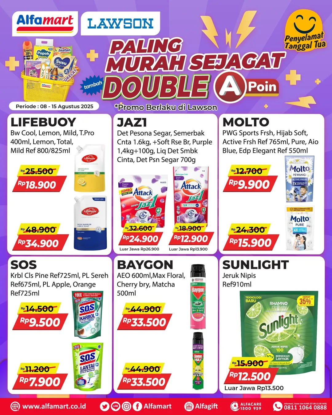 Promo Alfamart Paling Murah Sejagat Periode 8-15 Agustus 2025